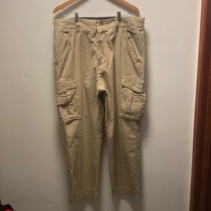 Union bay khaki cargo pants 36 x 29 straight leg men’s